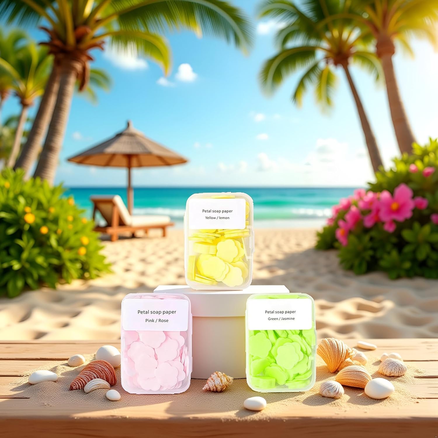 300pcs Portable Hand Washing Soap Sheets, Scented Mini Soap Sheets, Paper Soap for Travel,Disposable Soluble Soap for Outdoor Travel, Camping, Hiking - Image 5